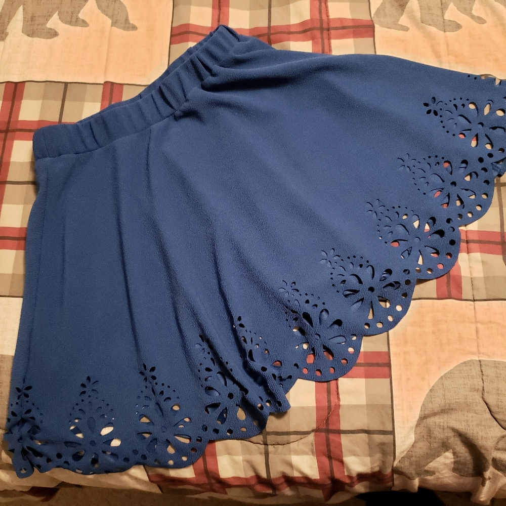 🦋 Blue skater circle skirt